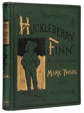 Lot #293, a first American edition, early state copy of Samuel Langhorne Clemens' (