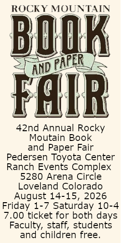 42nd Annual Rocky Moutain Book and Paper Fair